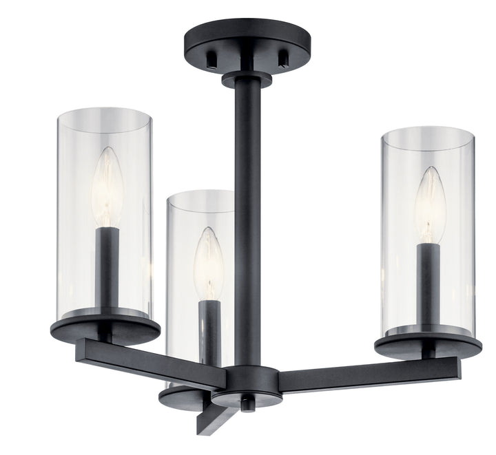 Kichler Three Light Chandelier/Semi Flush Mount