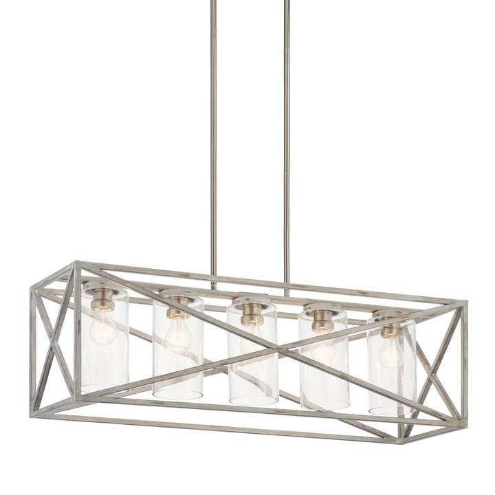 Kichler Five Light Linear Chandelier