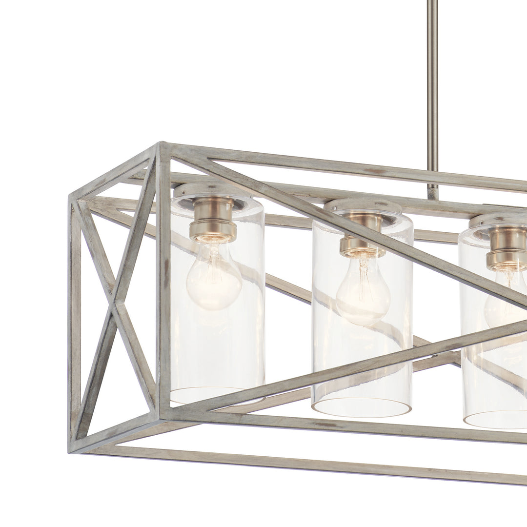 Kichler Five Light Linear Chandelier