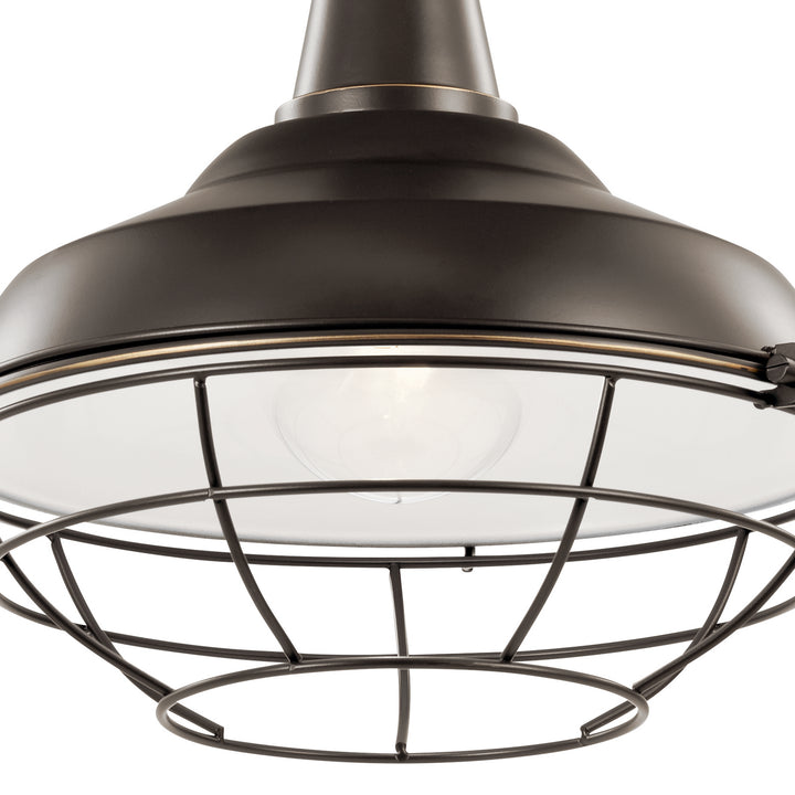 Kichler One Light Outdoor Pendant/Semi Flush Mount