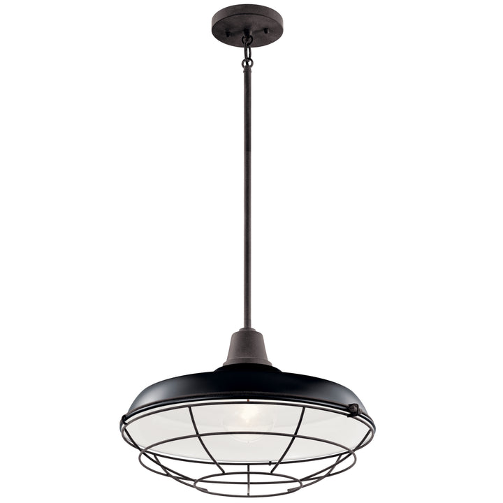 Kichler One Light Outdoor Pendant/Semi Flush Mount