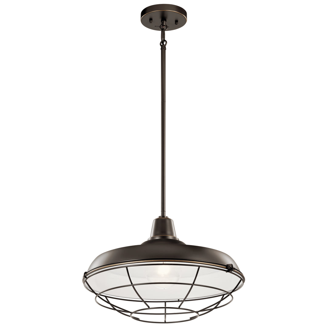 Kichler One Light Outdoor Pendant/Semi Flush Mount