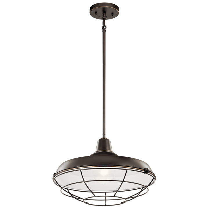 Kichler One Light Outdoor Pendant/Semi Flush Mount