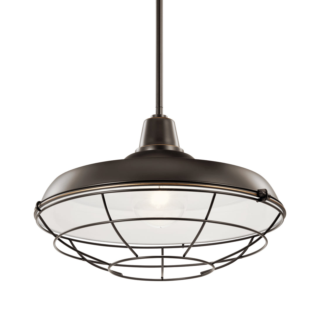 Kichler One Light Outdoor Pendant/Semi Flush Mount