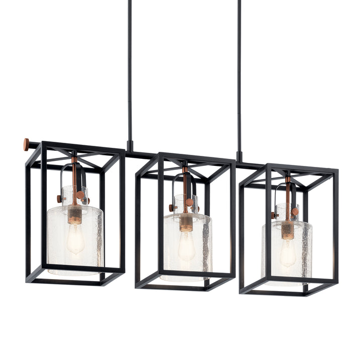 Kichler Three Light Linear Chandelier