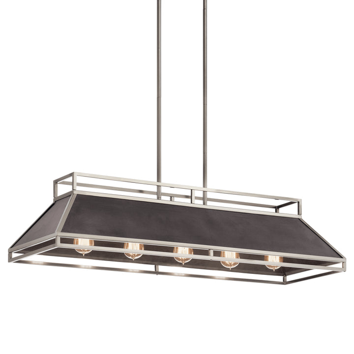 Kichler Five Light Linear Chandelier