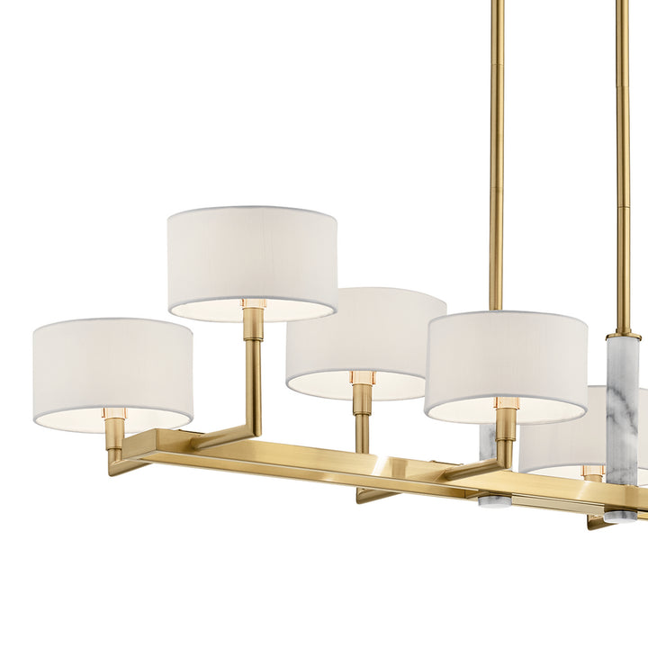 Kichler Eight Light Linear Chandelier