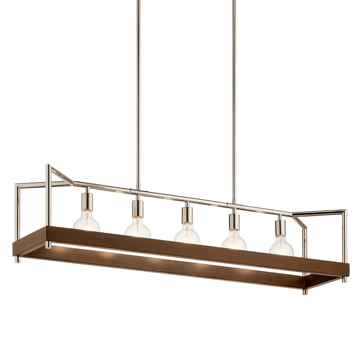 Kichler Five Light Linear Chandelier