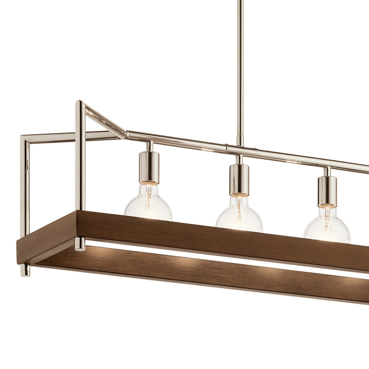 Kichler Five Light Linear Chandelier