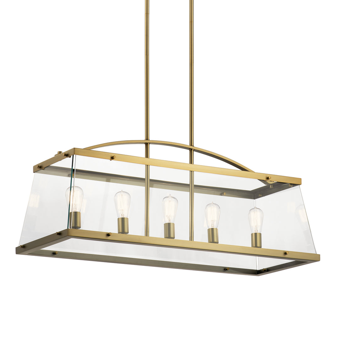 Kichler Five Light Linear Chandelier