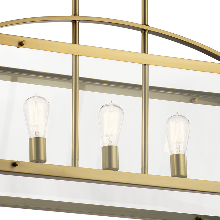 Kichler Five Light Linear Chandelier