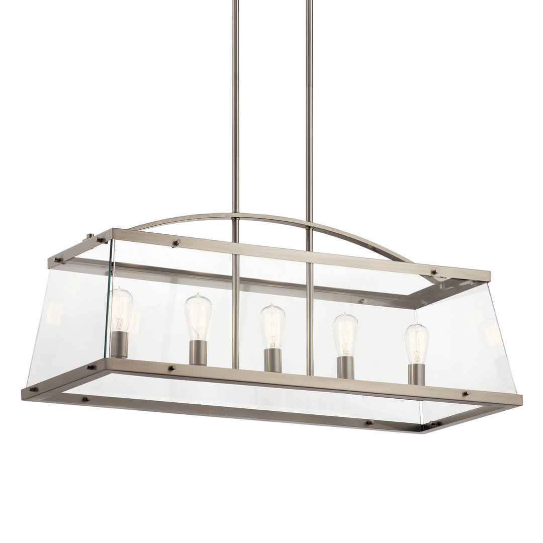 Kichler Five Light Linear Chandelier