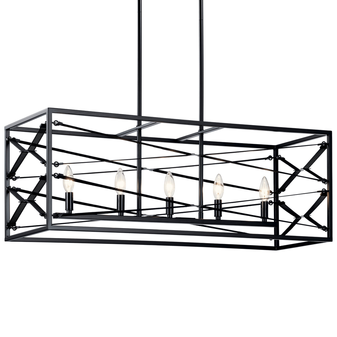 Kichler Five Light Linear Chandelier