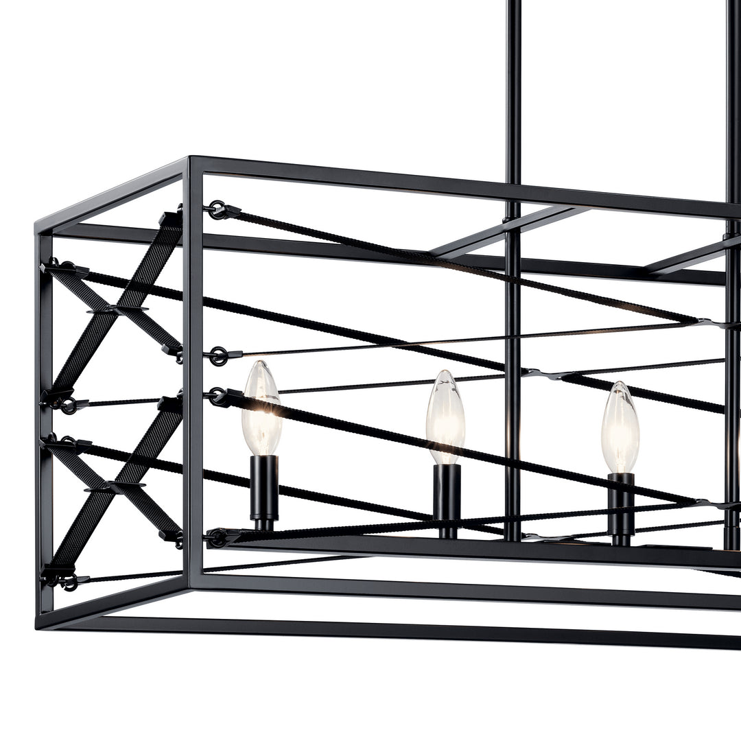 Kichler Five Light Linear Chandelier