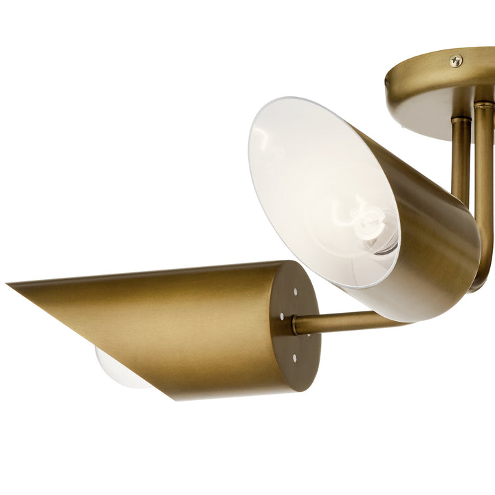 Kichler Four Light Semi Flush Mount