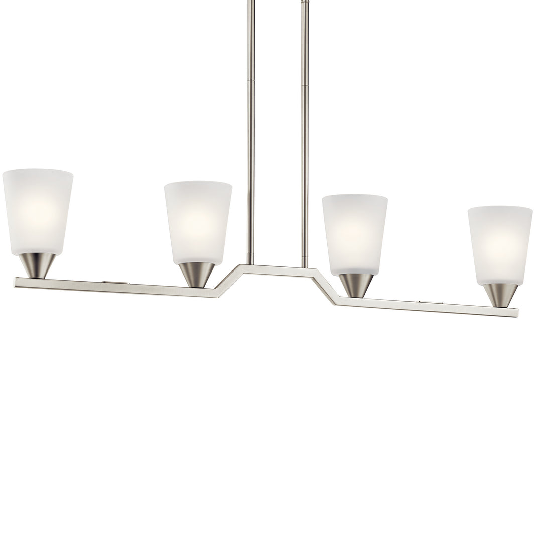 Kichler Four Light Linear Chandelier