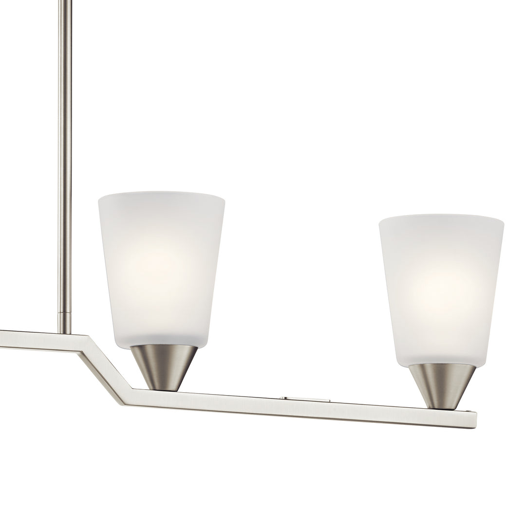 Kichler Four Light Linear Chandelier