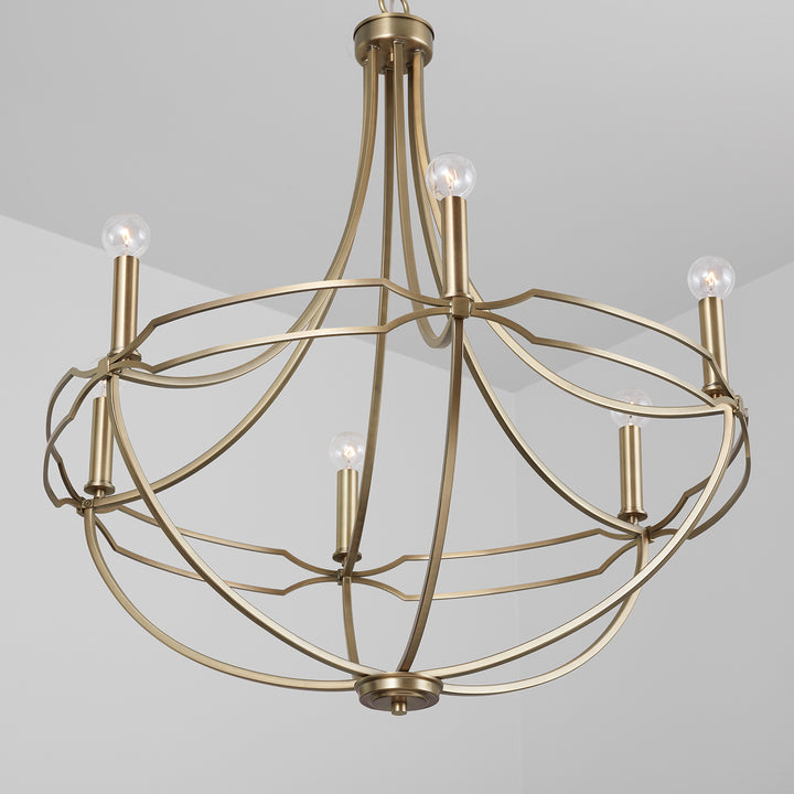 Capital Lighting Six Light Chandelier