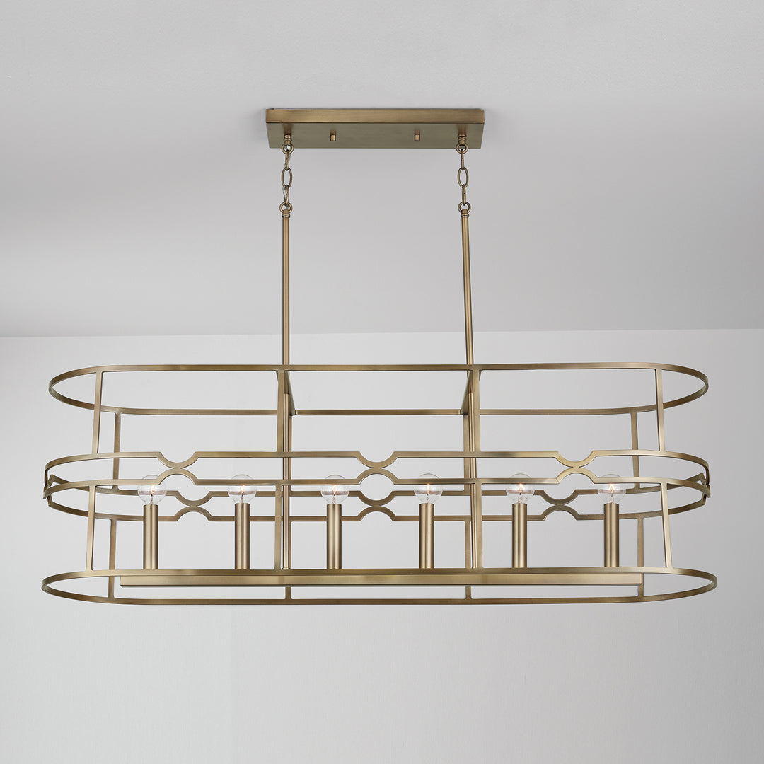 Capital Lighting Six Light Island Pendant