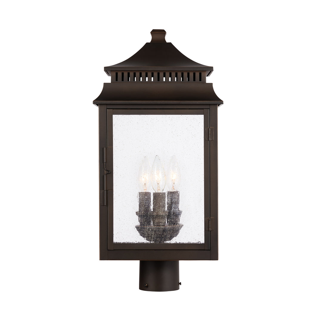 Capital Lighting Three Light Outdoor Post Lantern