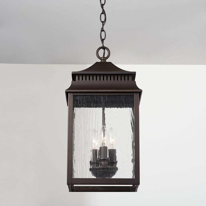 Capital Lighting Three Light Outdoor Hanging Lantern