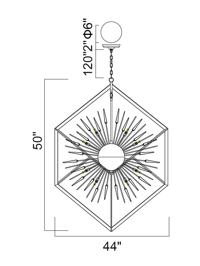 CWI Lighting 20 Light Chandelier