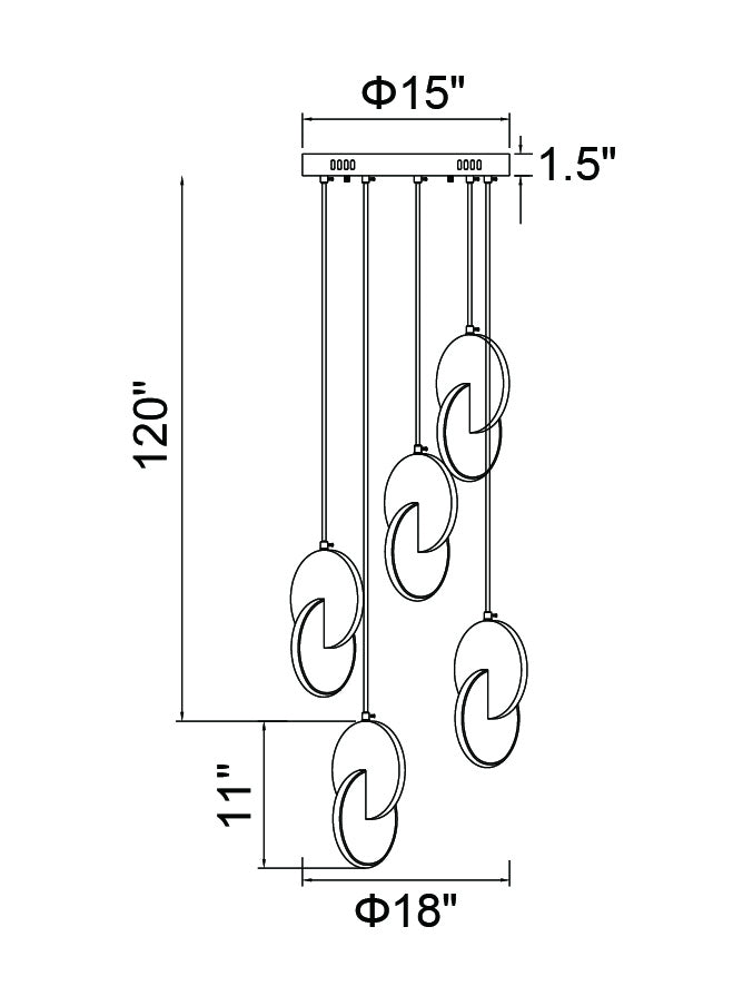 CWI Lighting LED Pendant