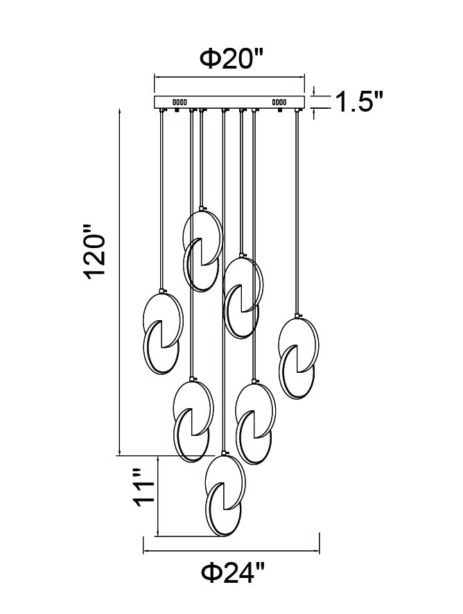 CWI Lighting LED Pendant