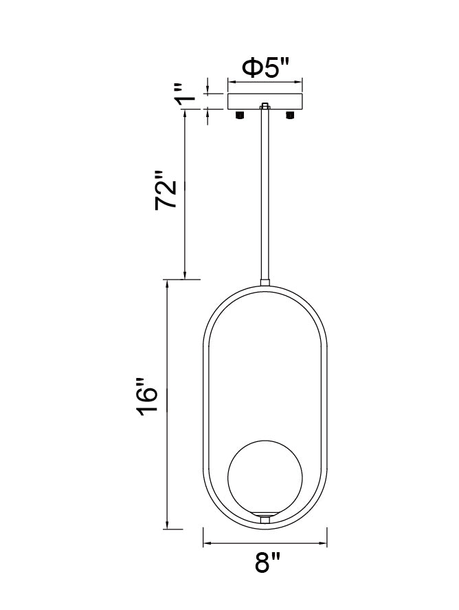 CWI Lighting LED Mini Pendant