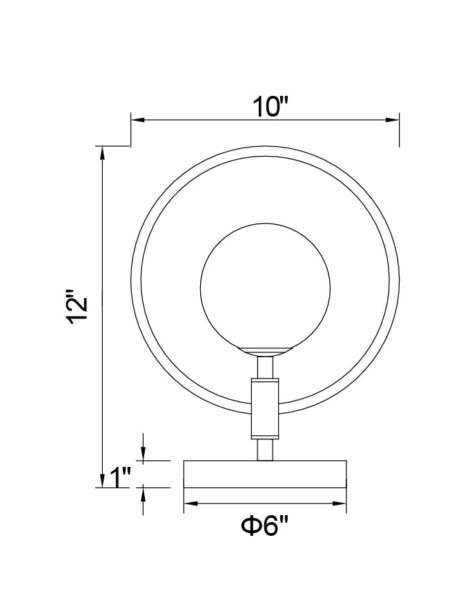 CWI Lighting LED Table Lamp