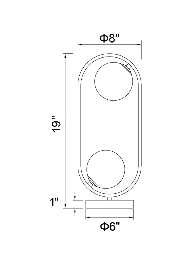 CWI Lighting LED Table Lamp