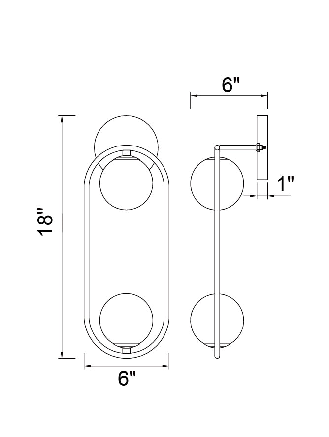 CWI Lighting LED Wall Sconce