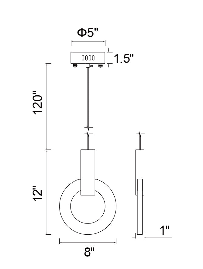 CWI Lighting LED Mini Pendant