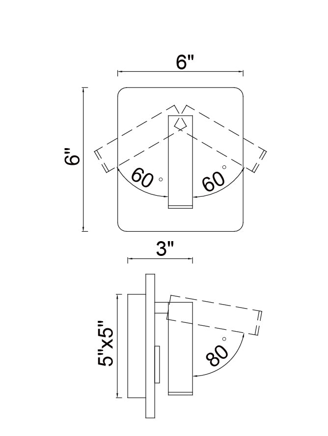 CWI Lighting LED Wall Sconce