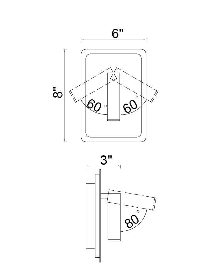 CWI Lighting LED Wall Sconce