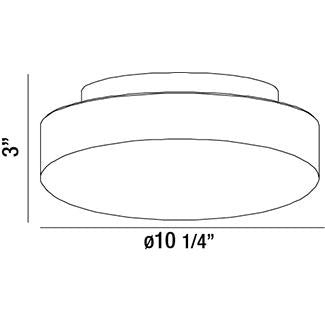 Eurofase One Light Flushmount