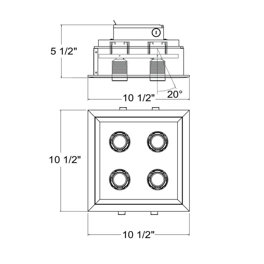 Eurofase Pulldown Recessed