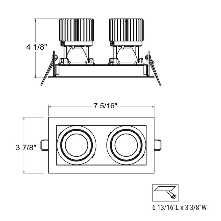 Eurofase Two Light Gimbal