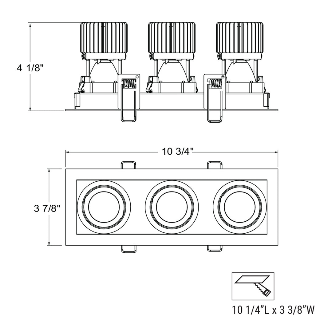 Eurofase Three Light Gimbal