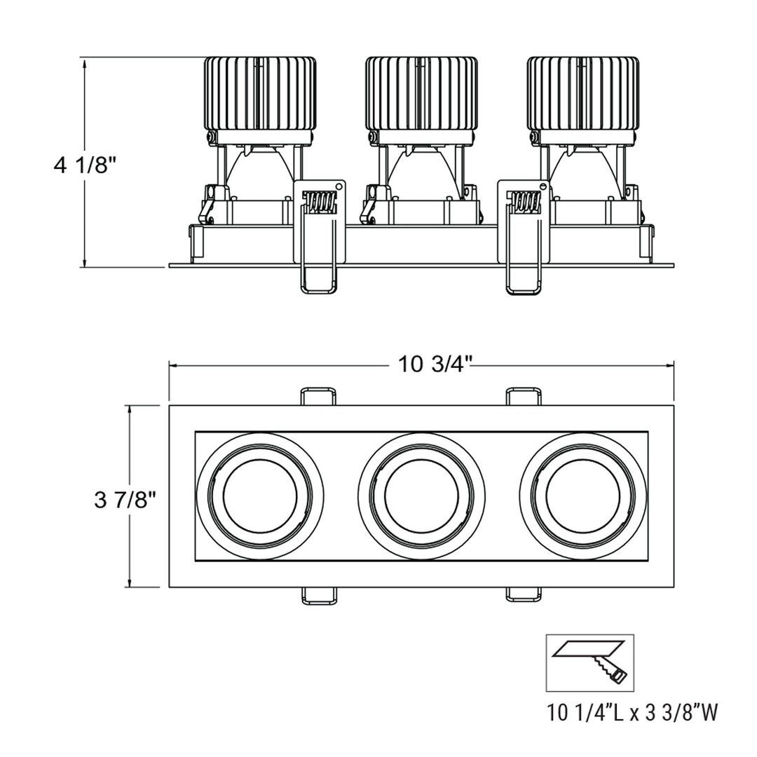 Eurofase Three Light Downlight