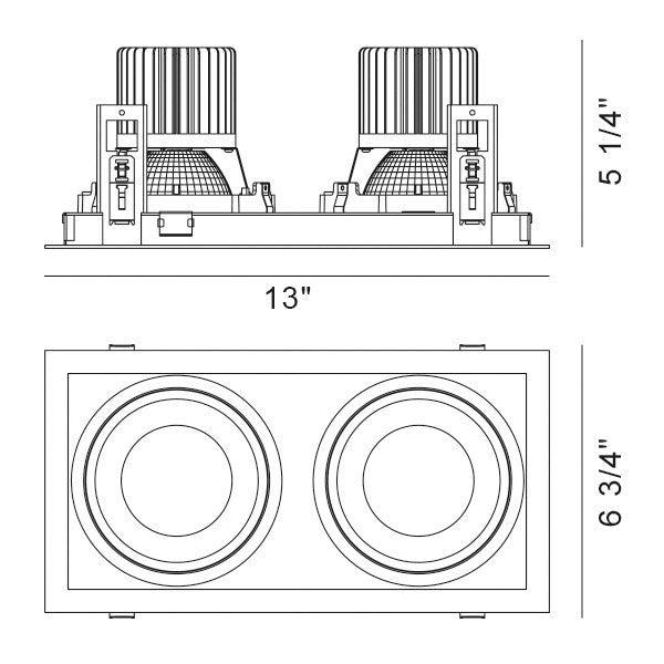 Eurofase Two Light Downlight