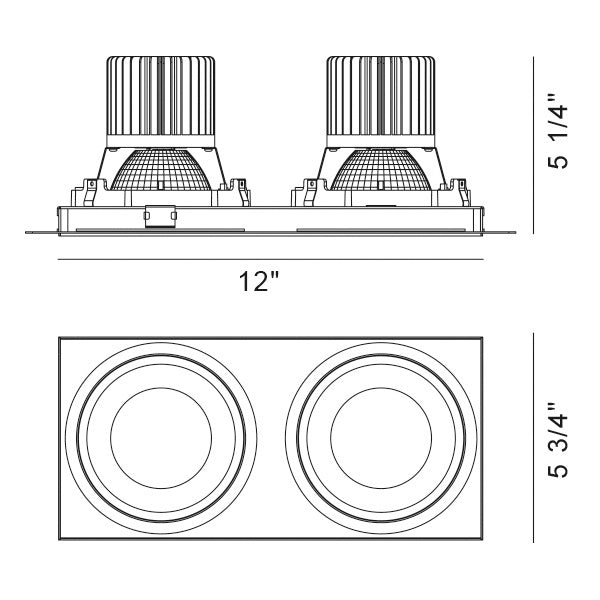 Eurofase Two Light Downlight