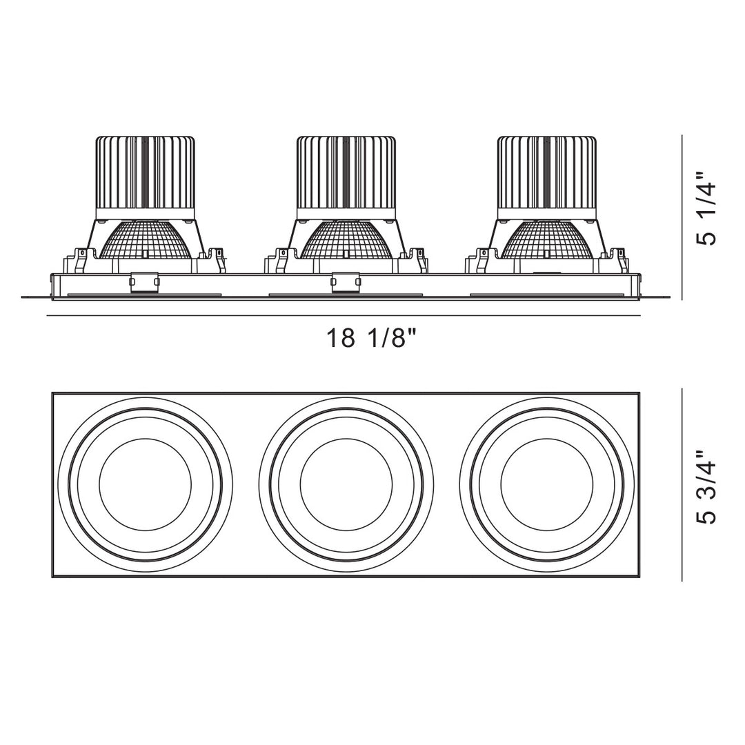 Eurofase Three Light Downlight