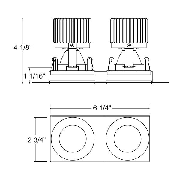 Eurofase Two Light Downlight