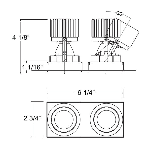 Eurofase Two Light Gimbal