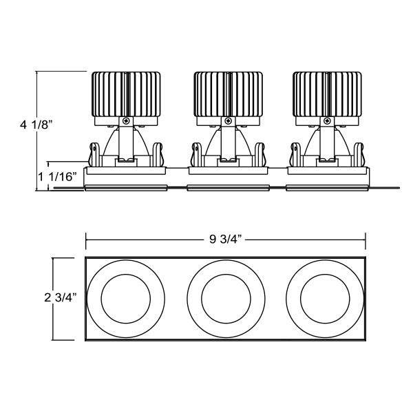 Eurofase Three Light Downlight