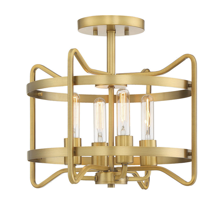 Savoy House Kent Four Light Semi-Flush Mount