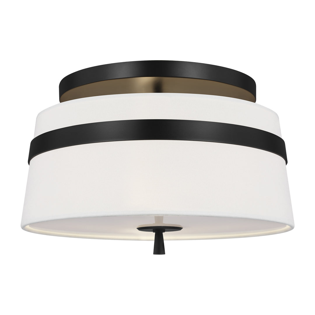 Visual Comfort Studio Three Light Semi-Flush Mount