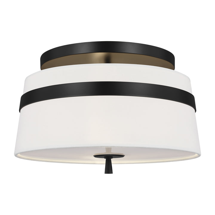 Visual Comfort Studio Three Light Semi-Flush Mount