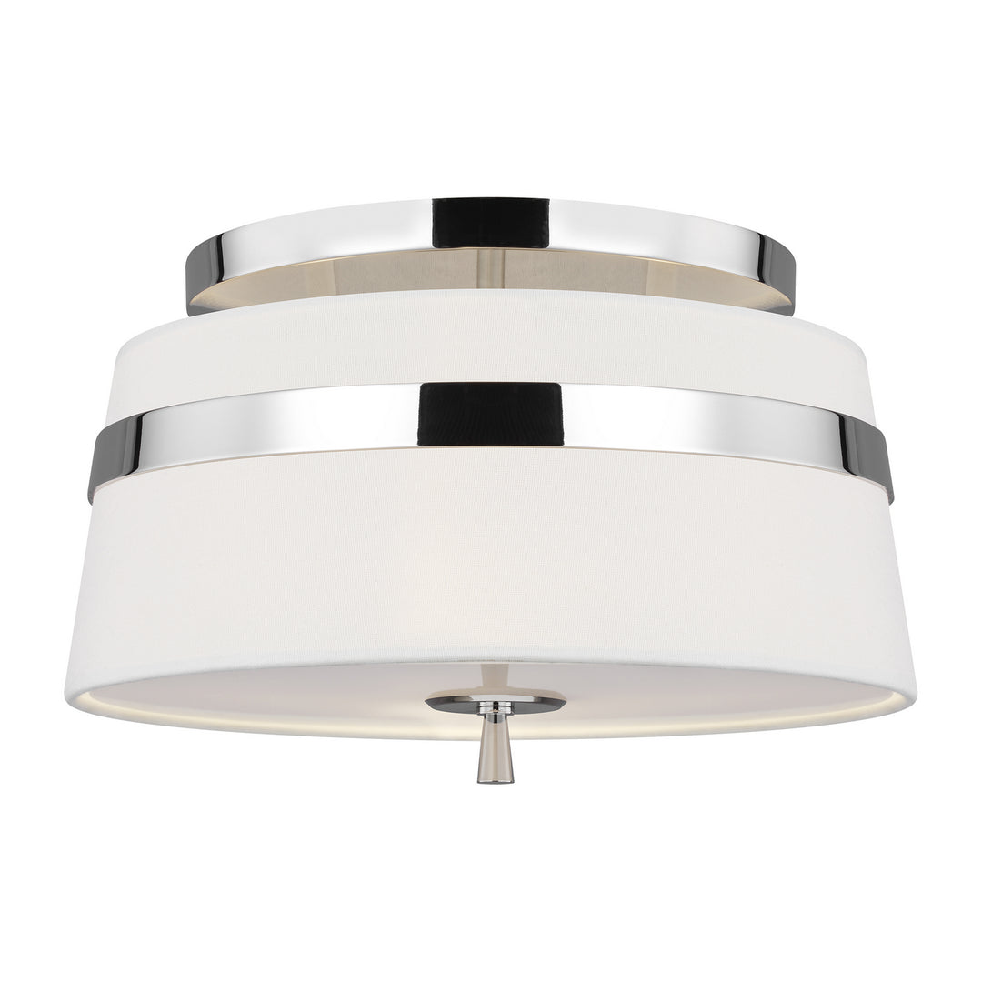 Visual Comfort Studio Three Light Semi-Flush Mount